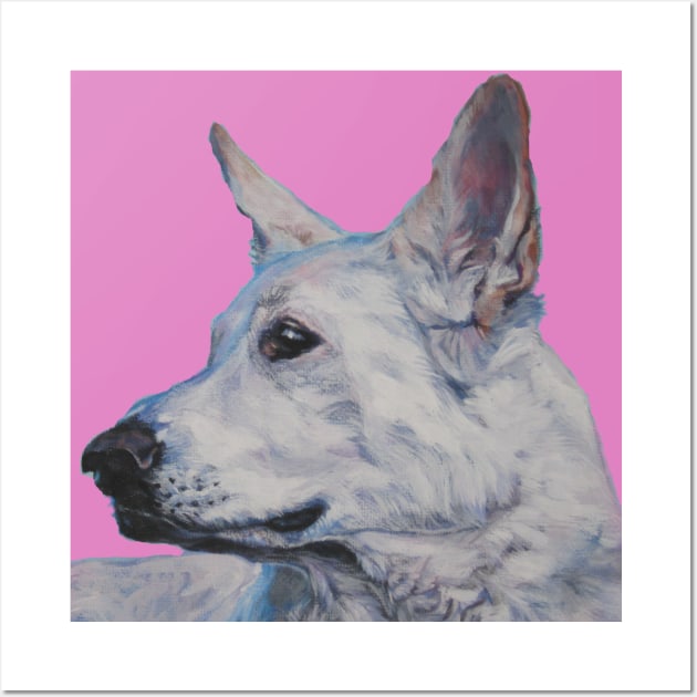 German Shepherd Fine Art Painting Wall Art by LASHEPARD